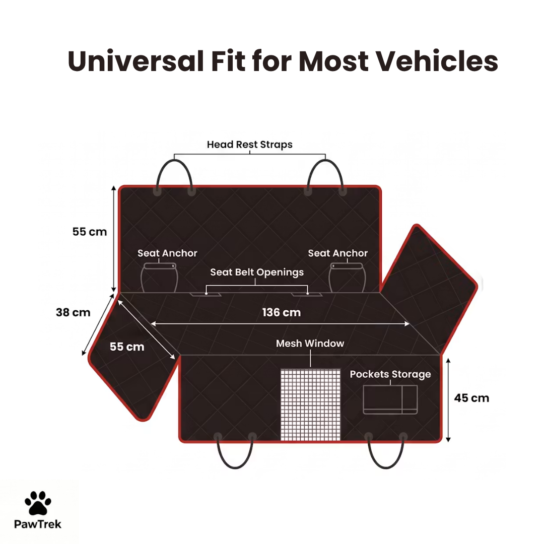 PawTrek Dog Seat Cover