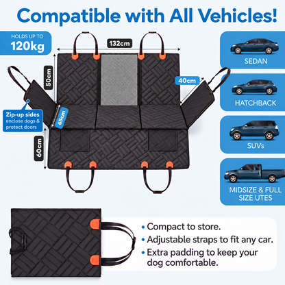 PawTrek Hard Base Dog Seat Cover